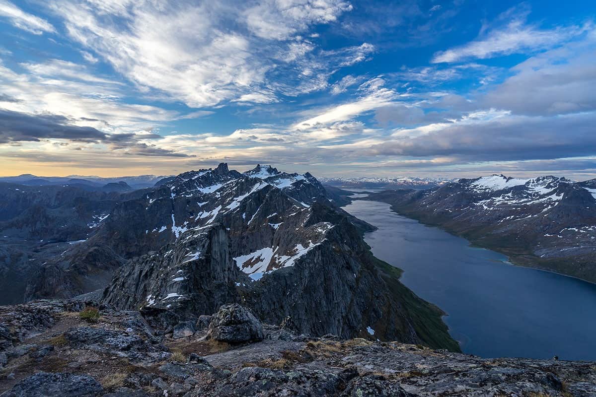 Skamtinden, Ersfjorden, szlaki w okolicach Tromso