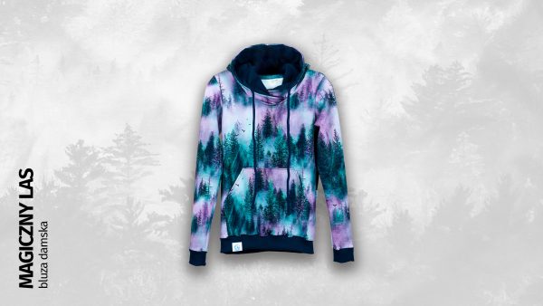 Bluza damska MAGICZNY LAS - z przodu
